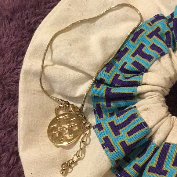 New Tory Burch Logo Charm Bracelet With Extender - Picture 11 of 15